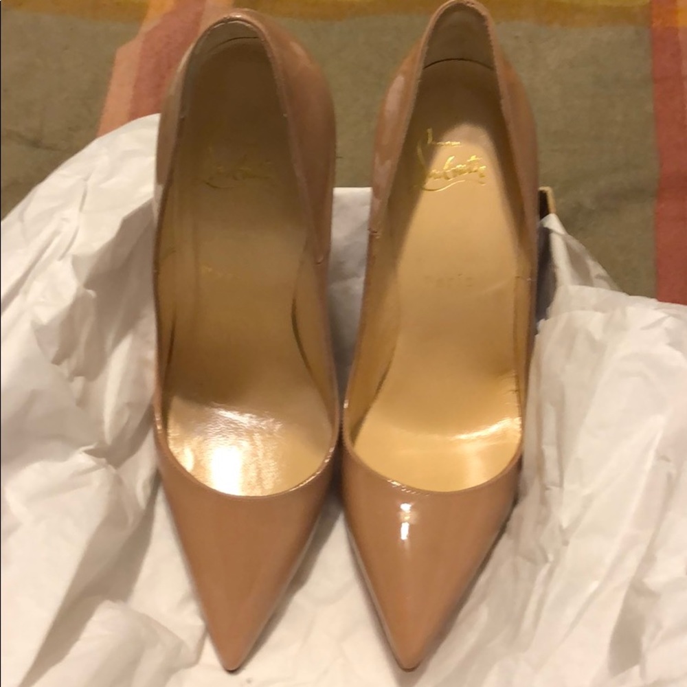 Christian Louboutin Nude So Kate Pump Heels